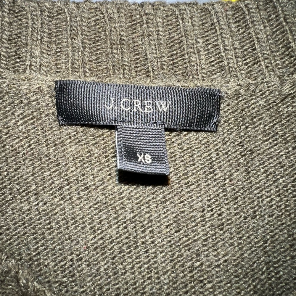 J. Crew Green Sweater - Picture 6 of 7